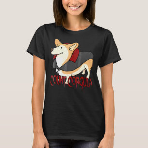 Camiseta Conde Corgula Halloween Corgi Perro Vampiro Drácul
