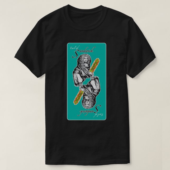 Camiseta Conde de Sandwich  (Diseño del anverso)