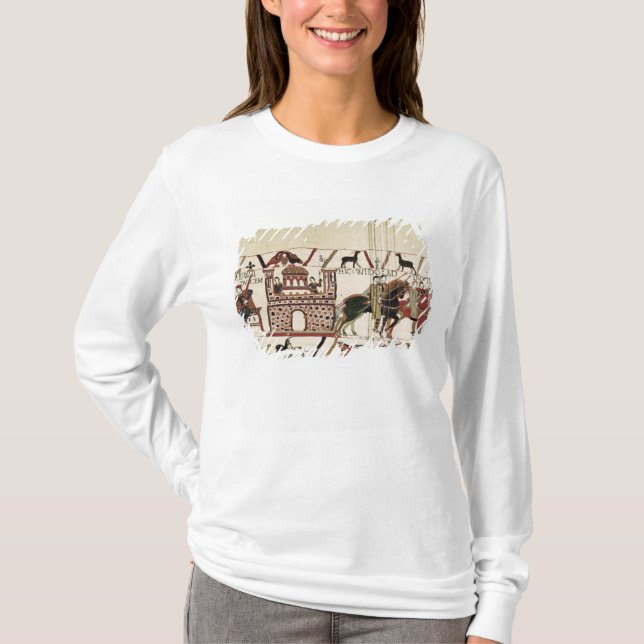 Camiseta Conde Harold de la tapicería de Bayeux al duque de (Anverso)