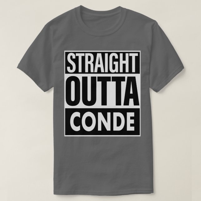 Camiseta Conde Nombre de código directo fuera de código (Diseño del anverso)