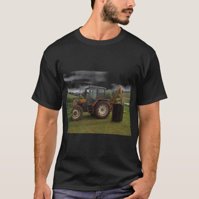 Camiseta Condensador de ajuste del tractor y de seto (Anverso)