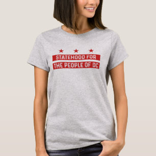 Camiseta condición de estado para el pueblo de Washington d