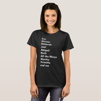 Camiseta Condición de mujer bíblica