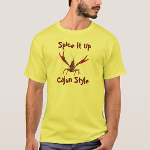 Camiseta Condiméntelo encima del estilo de Cajun