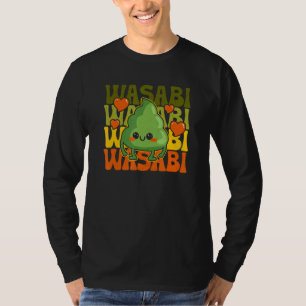 Camiseta Condimento Retro Sushi Wasabi Comida Japonesa Asiá