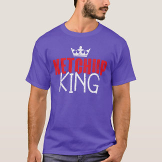 Camiseta Condimentos Comida Amante del tomate Ketchup Rey a
