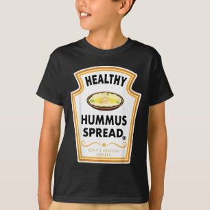 Camiseta Condimentos de Grupo Disfraz de Halloween Hummus S