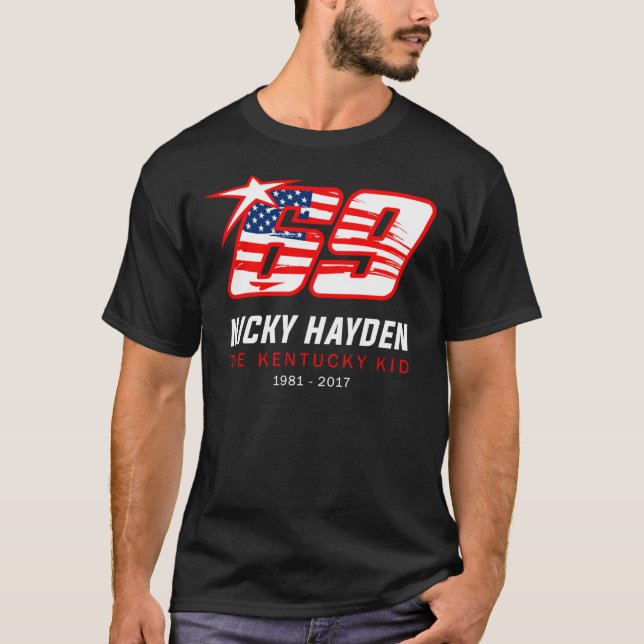Camiseta Condolence For Nicky Hayden Essential  (Anverso)