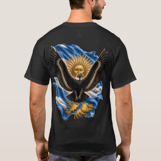Camiseta Cóndor Andino Argentino Bandera Malvinas Sol de Ma