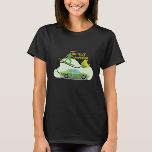 Camiseta Conducción Automóvil Eléctrico Vehículo de Automóv