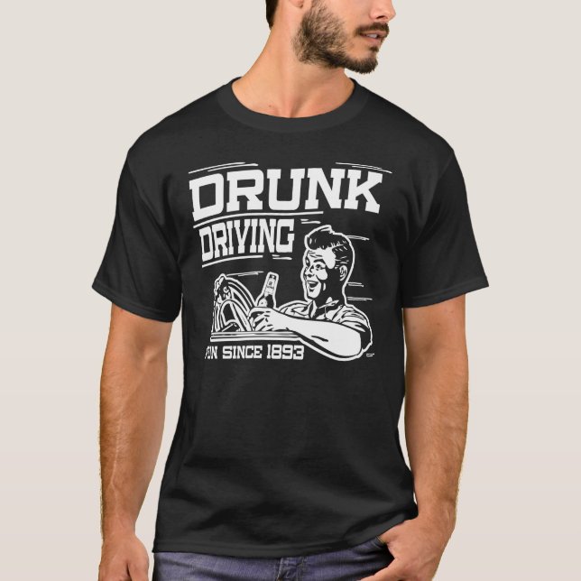 Camiseta Conducción borracha (Anverso)