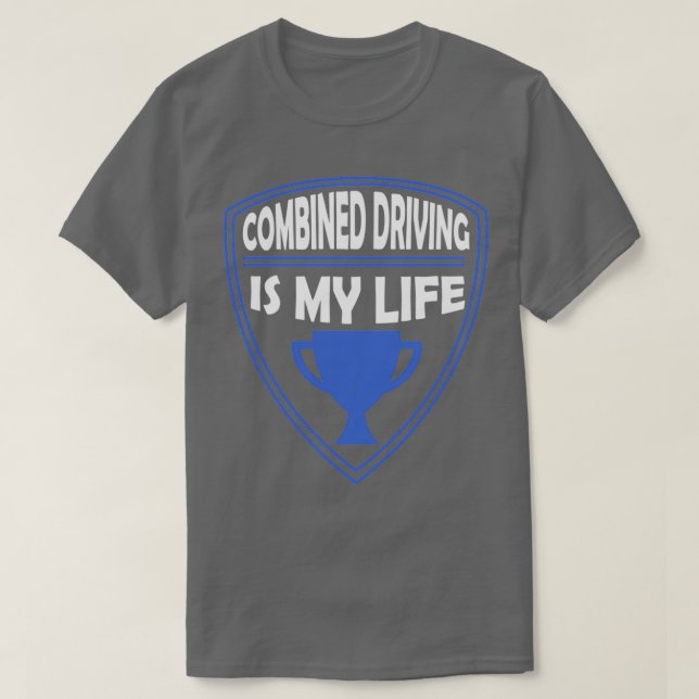 Camiseta Conducción combinada es mi regalo de vida (Diseño del anverso)