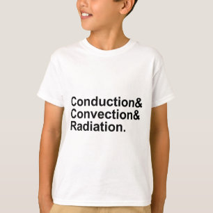 Camiseta Conducción Convección Radiación   Transferencia de