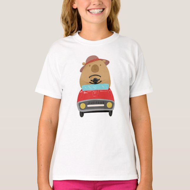 Camiseta Conducción de Capibara (Anverso)