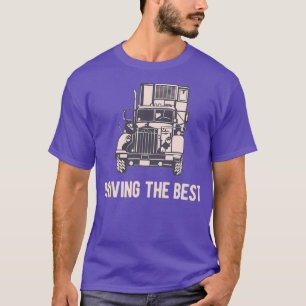 Camiseta Conducción de la mejor ruta de transporte