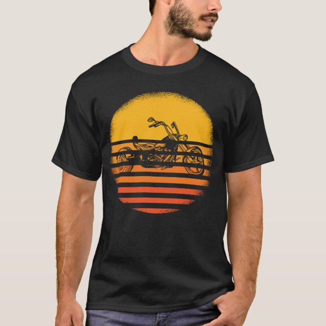 Camiseta Conducción de Trike Retro Sun (Anverso)