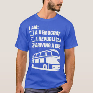 Camiseta Conducción De Un Autobús Escolar De Autobús Trabaj
