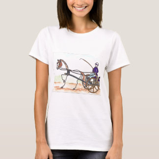 Camiseta Conducción del carro del CABALLO de PALILLO
