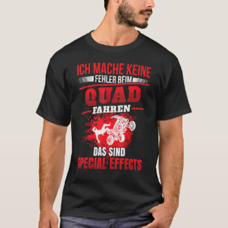 Camiseta Conducción En Bicicleta Cuádruple Que Dice Atv Off