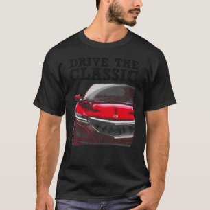 Camiseta conduce el clásico-acura nsx
