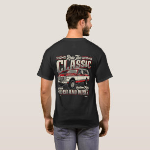 Camiseta Conduce el clásico camión de cuatro ruedas motrice