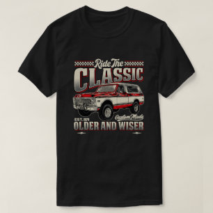 Camiseta Conduce el clásico camión de cuatro ruedas motrice