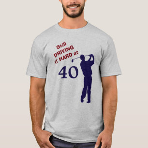 Camiseta Conduciéndolo difícilmente en el golf 40