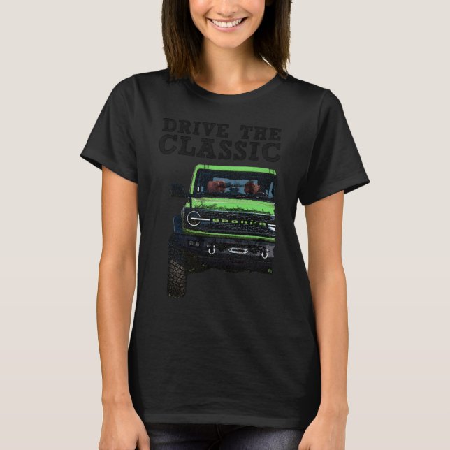 Camiseta conducir el clásico-ford bronco (Anverso)