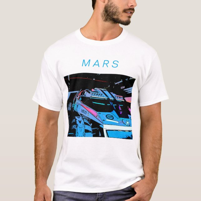 Camiseta Conducir en Marte (Anverso)