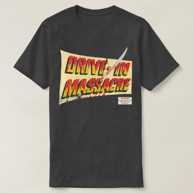 Camiseta Conducir En Masacre En 1976 (Diseño del anverso)