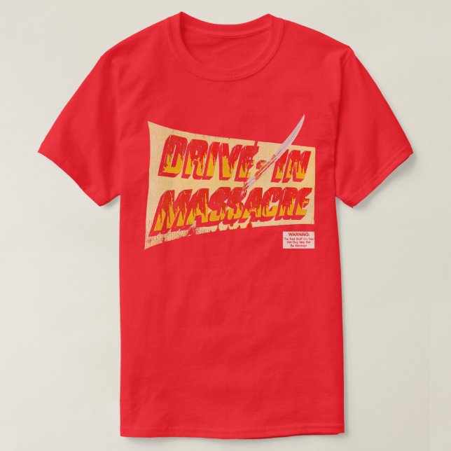 Camiseta Conducir En Masacre En 1976 (Diseño del anverso)