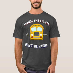 Camiseta Conductor Amarillo De Autobús Escolar Conduciendo 