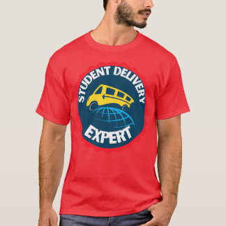 Camiseta Conductor blanco de autobús escolar experto en par