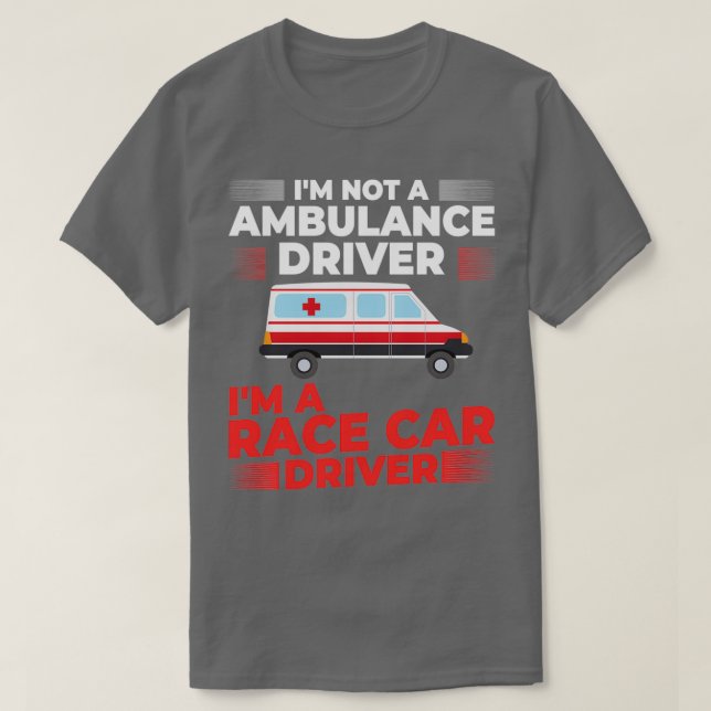 Camiseta Conductor de ambulancias Técnico médico de emergen (Diseño del anverso)