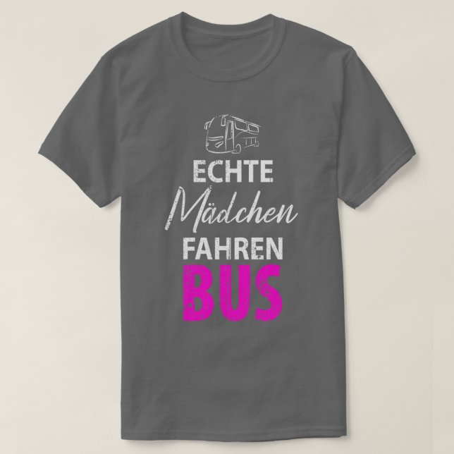 Camiseta conductor de autobús 2 (Diseño del anverso)
