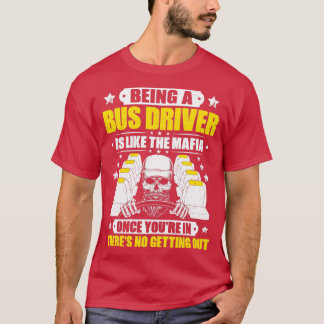 Camiseta Conductor de autobús Busman School Conductor de au