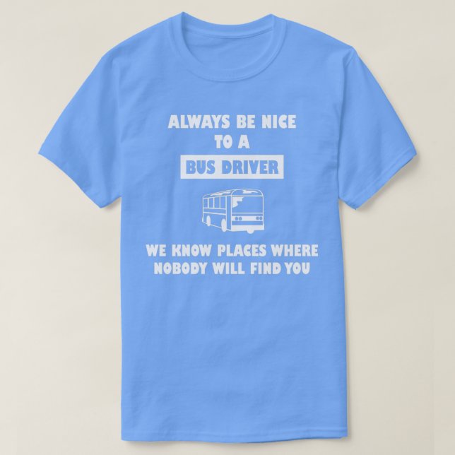 Camiseta Conductor de autobús chofer de un conductor de aut (Diseño del anverso)