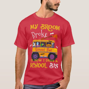 Camiseta Conductor de autobús de Halloween School