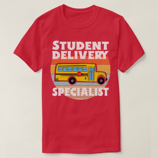 Camiseta Conductor de autobús divertido de Retro Student De (Diseño del anverso)