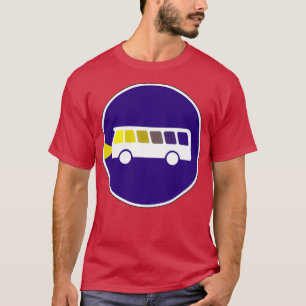 Camiseta Conductor de autobús en la autopista nocturna