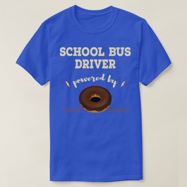 Camiseta Conductor de autobús escolar (Diseño del anverso)