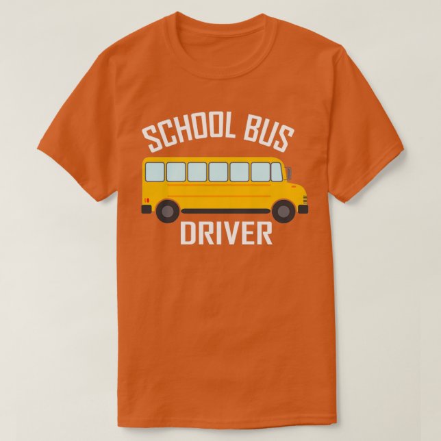 Camiseta Conductor de autobús escolar 20 (Diseño del anverso)