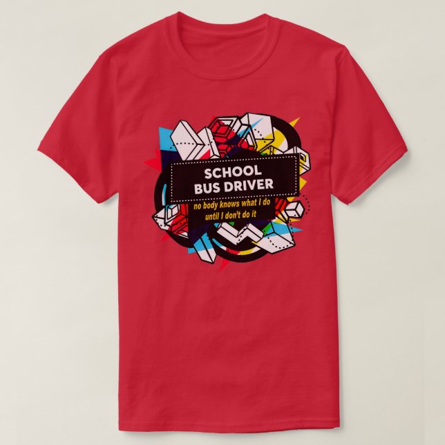 CAMISETA CONDUCTOR DE AUTOBÚS ESCOLAR 24 (Diseño del anverso)