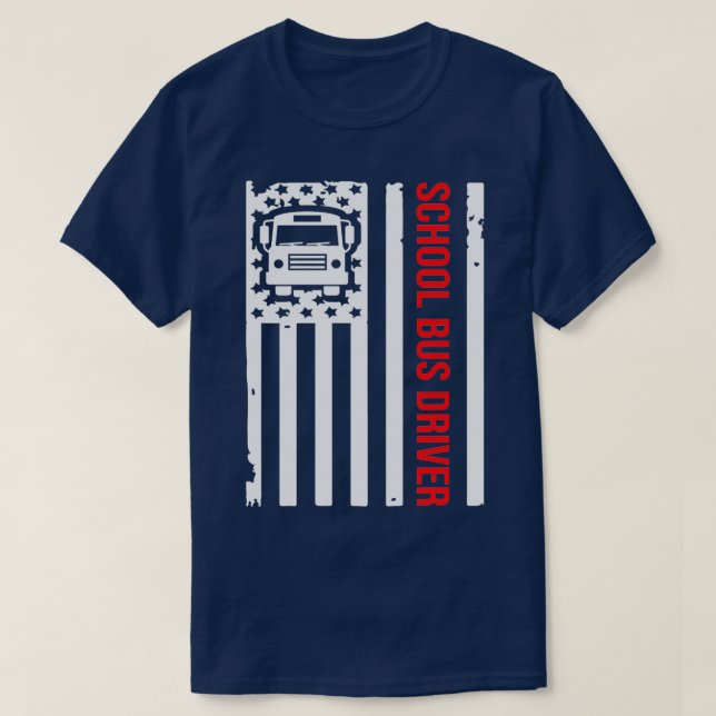Camiseta Conductor de autobús escolar 2 2 (Diseño del anverso)