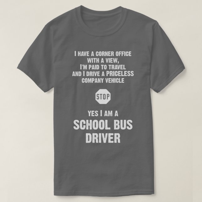CAMISETA CONDUCTOR DE AUTOBÚS ESCOLAR 35 (Diseño del anverso)