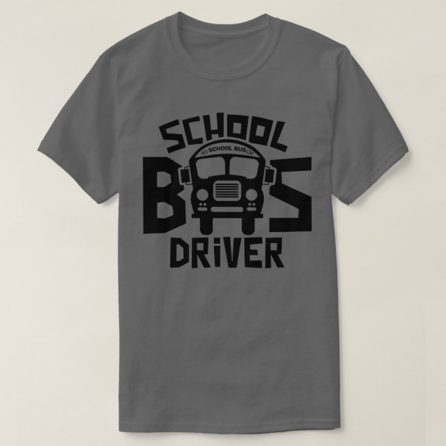 Camiseta Conductor de autobús escolar 44 (Diseño del anverso)