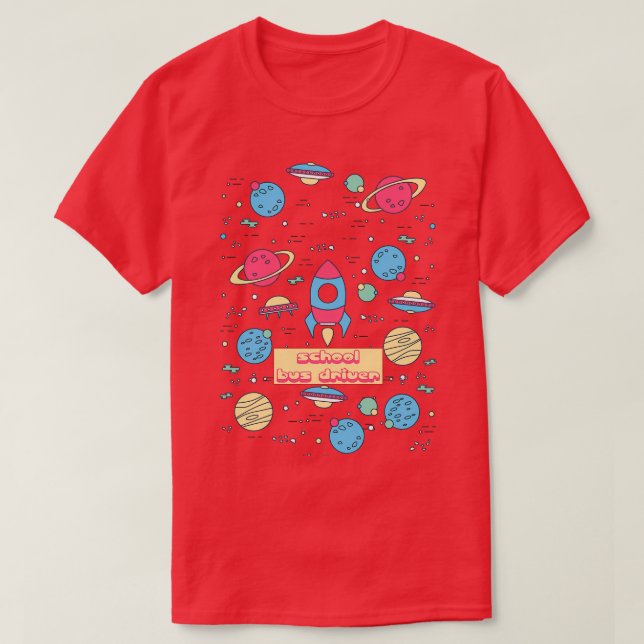 CAMISETA CONDUCTOR DE AUTOBÚS ESCOLAR 57 (Diseño del anverso)