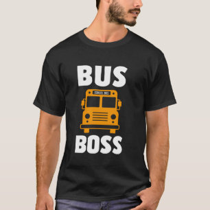 Camiseta Conductor de Autobús Escolar Bus Boss