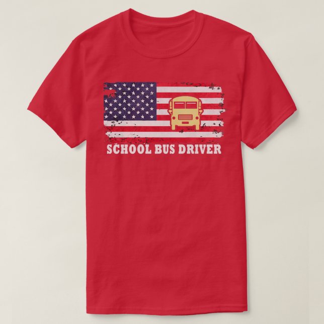 Camiseta Conductor de autobús escolar Conductor de autobús  (Diseño del anverso)