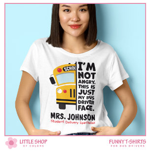 Camiseta Conductor de Autobús Escolar de Primaria Divertido